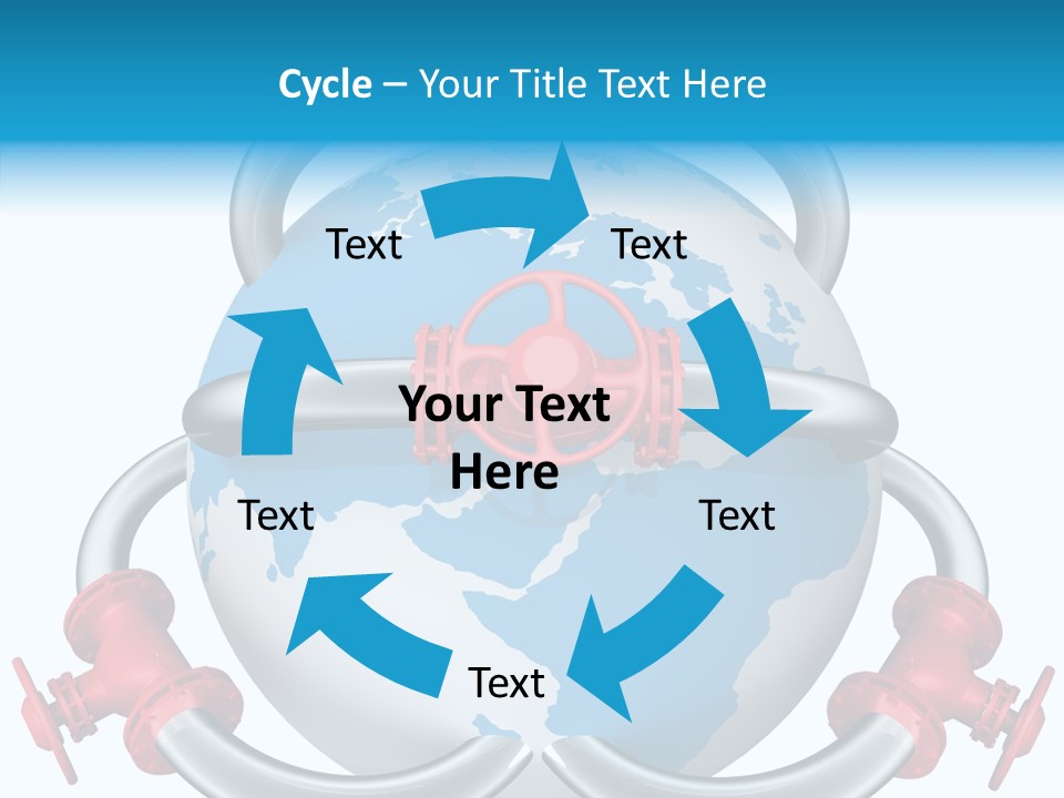 Valve Illustration Industrial PowerPoint Template