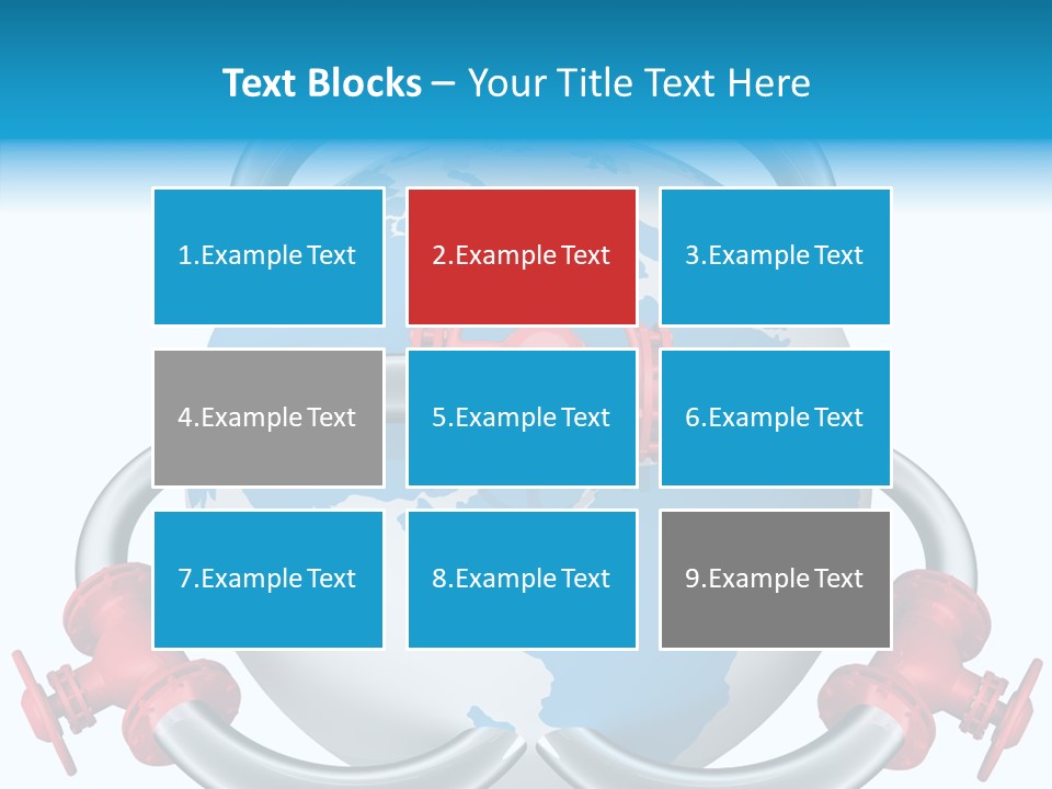 Valve Illustration Industrial PowerPoint Template