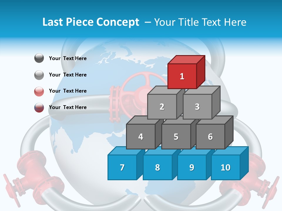Valve Illustration Industrial PowerPoint Template