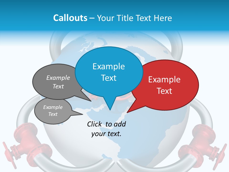 Valve Illustration Industrial PowerPoint Template
