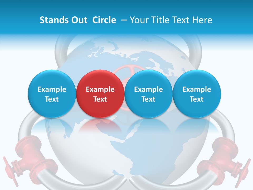 Valve Illustration Industrial PowerPoint Template