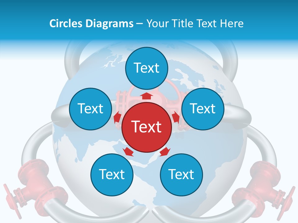 Valve Illustration Industrial PowerPoint Template