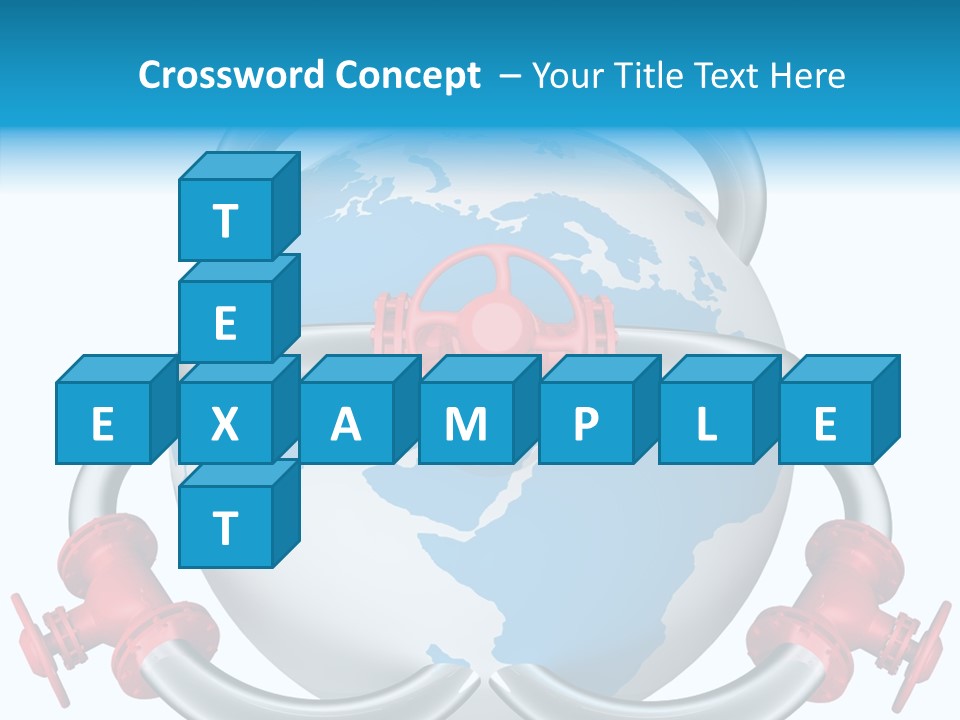 Valve Illustration Industrial PowerPoint Template