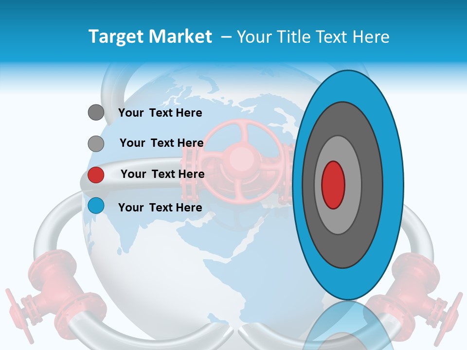 Valve Illustration Industrial PowerPoint Template