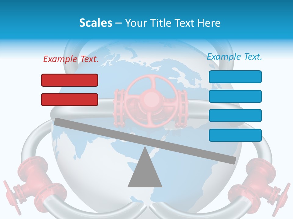 Valve Illustration Industrial PowerPoint Template