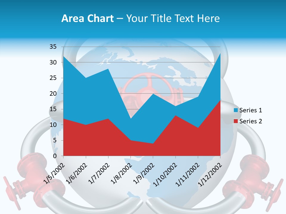Valve Illustration Industrial PowerPoint Template