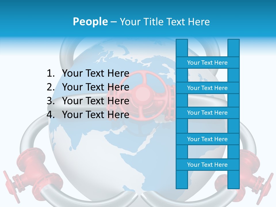 Valve Illustration Industrial PowerPoint Template