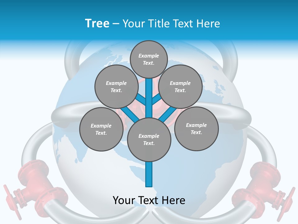 Valve Illustration Industrial PowerPoint Template