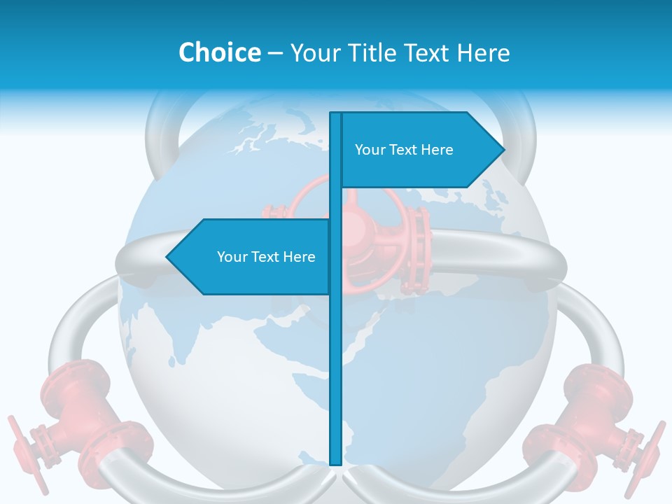 Valve Illustration Industrial PowerPoint Template