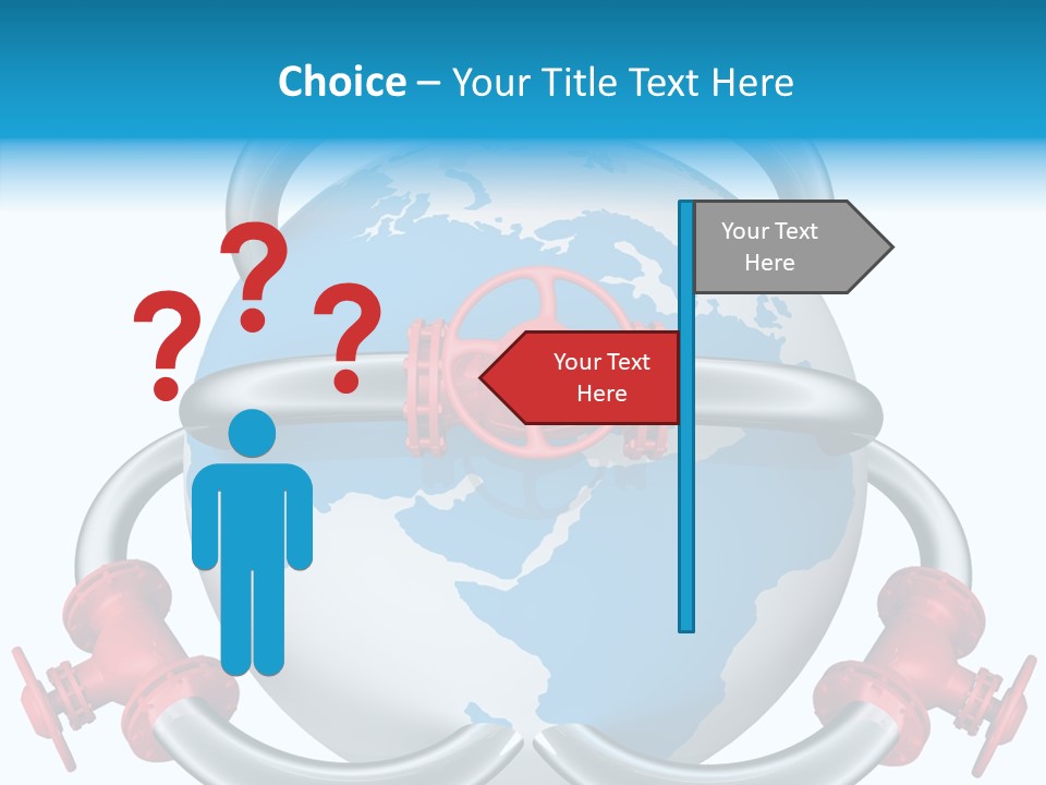 Valve Illustration Industrial PowerPoint Template