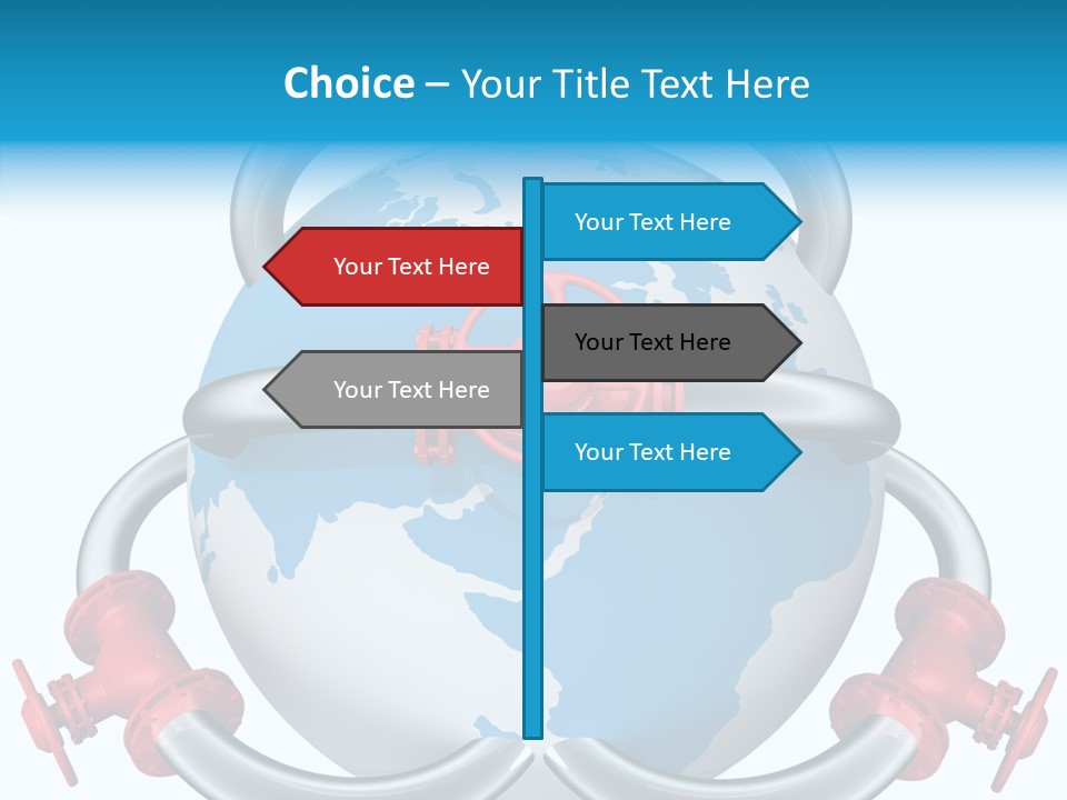 Valve Illustration Industrial PowerPoint Template
