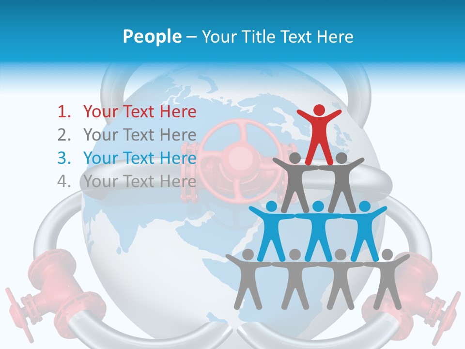 Valve Illustration Industrial PowerPoint Template