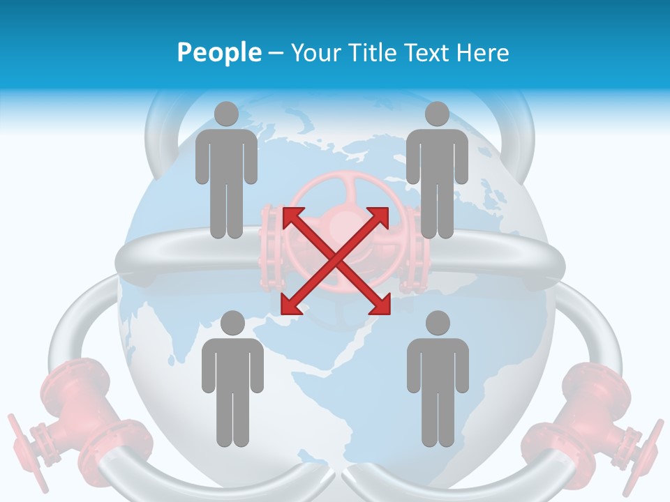 Valve Illustration Industrial PowerPoint Template