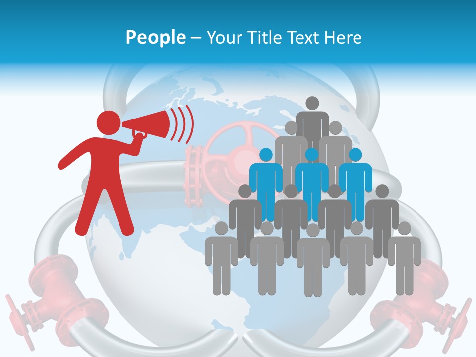 Valve Illustration Industrial PowerPoint Template