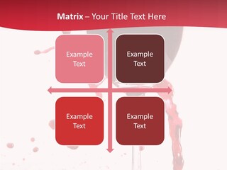 Alcohol Juice Swirl PowerPoint Template