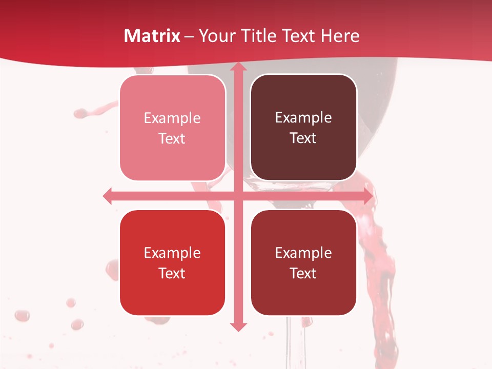 Alcohol Juice Swirl PowerPoint Template