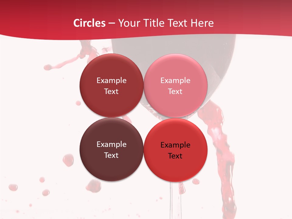 Alcohol Juice Swirl PowerPoint Template