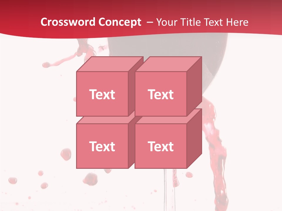 Alcohol Juice Swirl PowerPoint Template