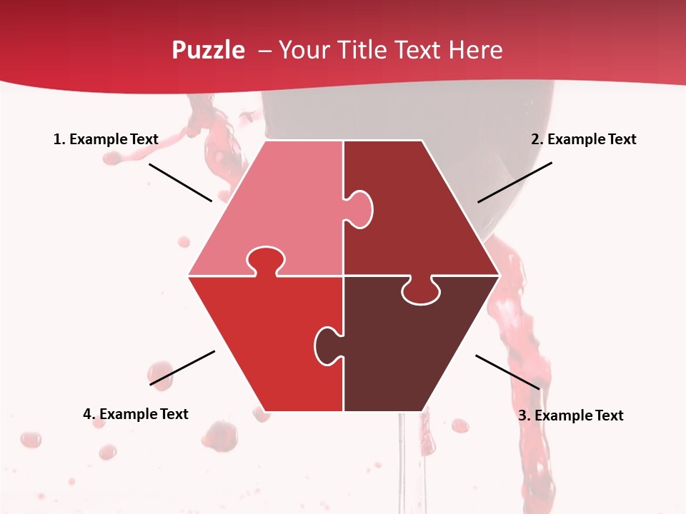 Alcohol Juice Swirl PowerPoint Template