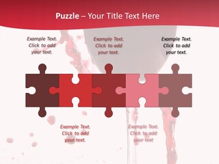 Alcohol Juice Swirl PowerPoint Template