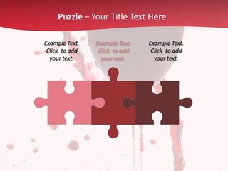 Alcohol Juice Swirl PowerPoint Template