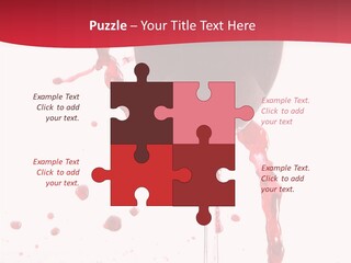 Alcohol Juice Swirl PowerPoint Template