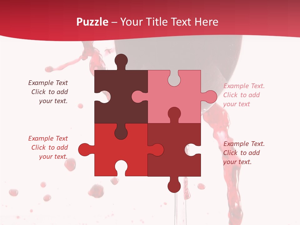 Alcohol Juice Swirl PowerPoint Template