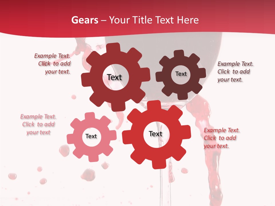 Alcohol Juice Swirl PowerPoint Template