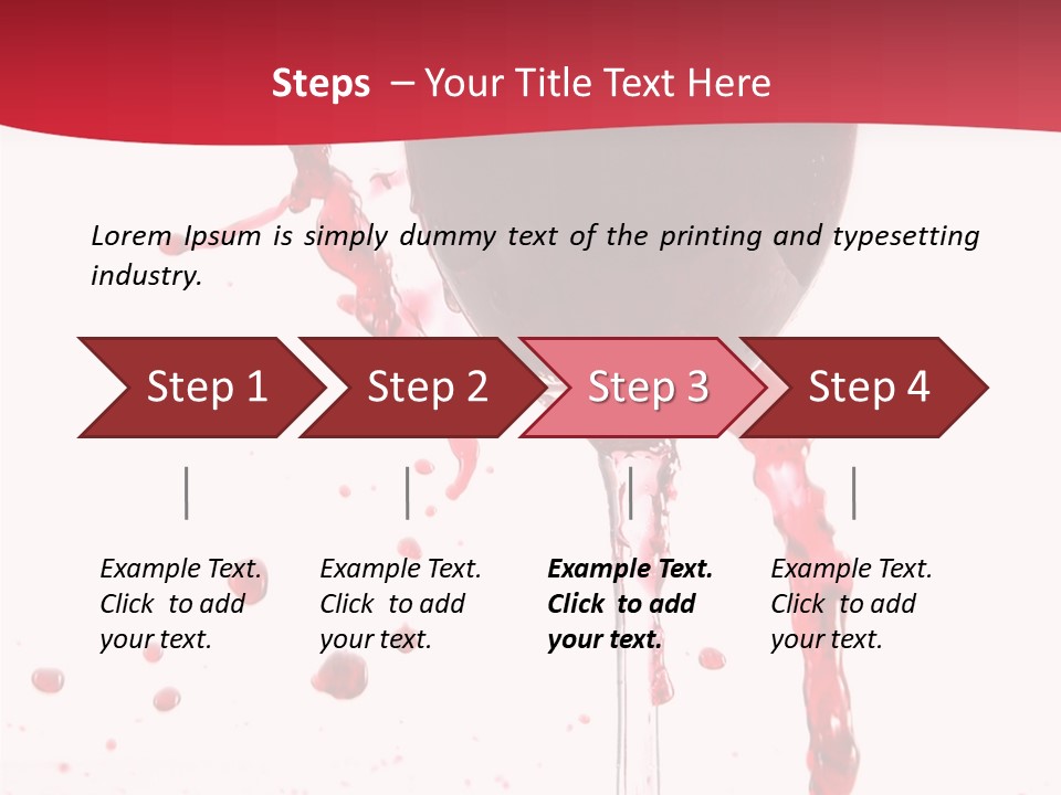 Alcohol Juice Swirl PowerPoint Template