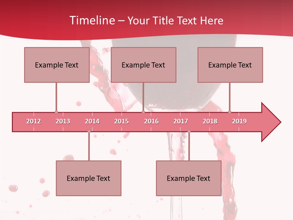 Alcohol Juice Swirl PowerPoint Template