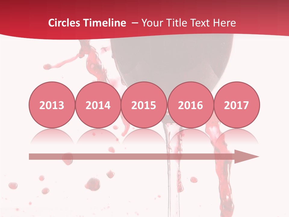 Alcohol Juice Swirl PowerPoint Template