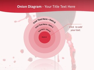 Alcohol Juice Swirl PowerPoint Template