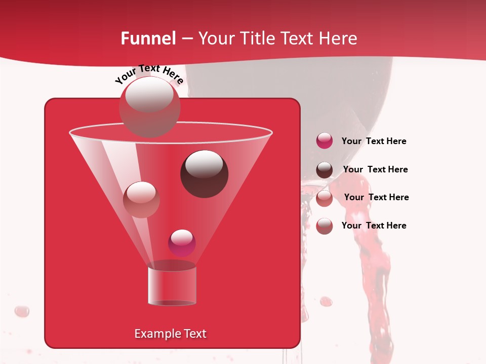 Alcohol Juice Swirl PowerPoint Template