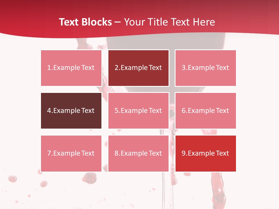 Alcohol Juice Swirl PowerPoint Template