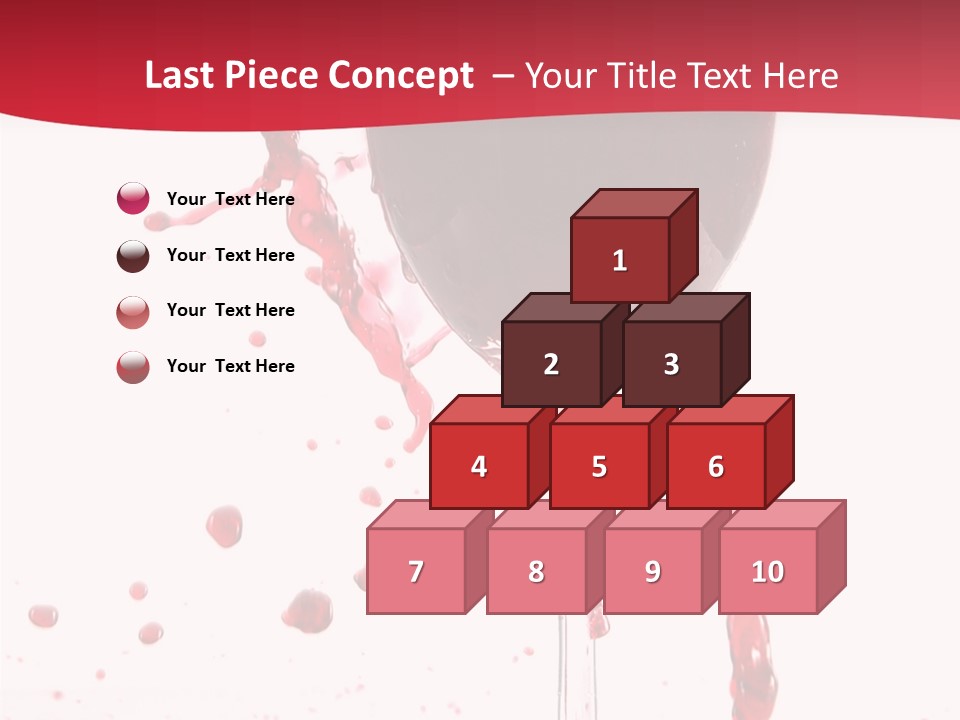 Alcohol Juice Swirl PowerPoint Template