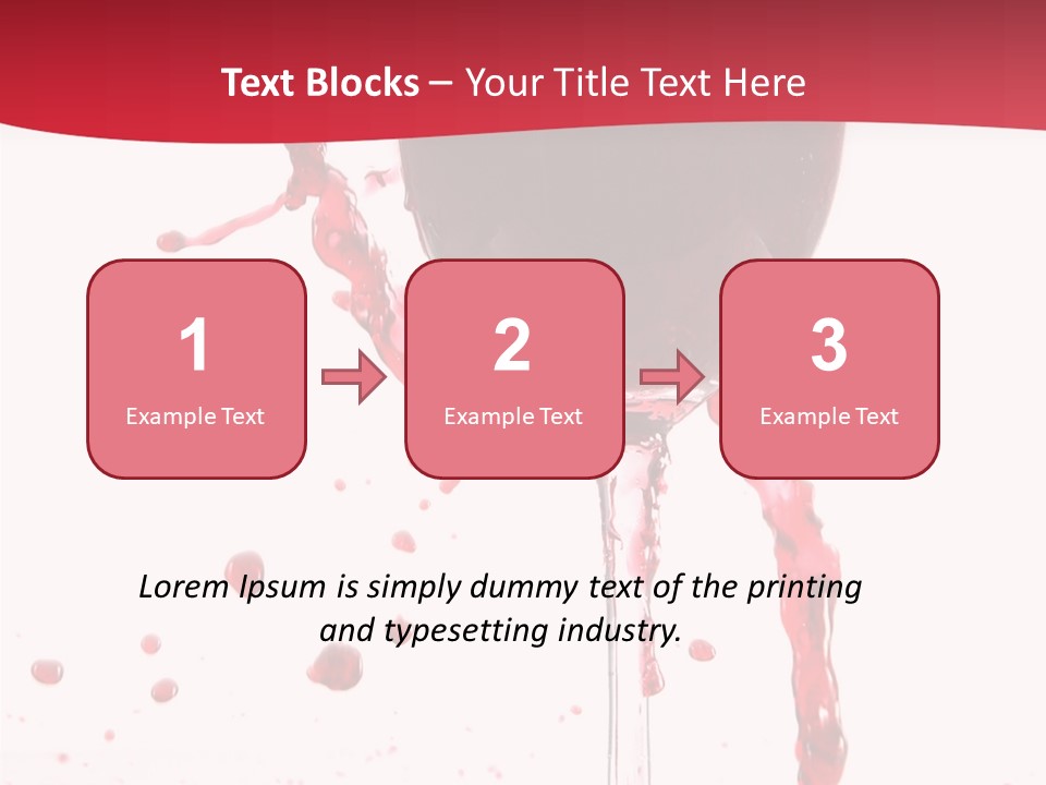 Alcohol Juice Swirl PowerPoint Template