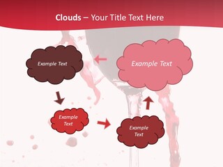 Alcohol Juice Swirl PowerPoint Template