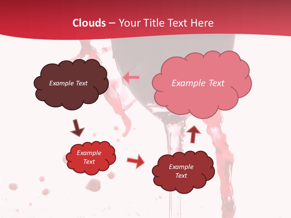 Alcohol Juice Swirl PowerPoint Template