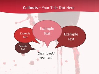 Alcohol Juice Swirl PowerPoint Template