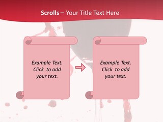 Alcohol Juice Swirl PowerPoint Template