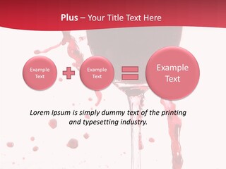 Alcohol Juice Swirl PowerPoint Template