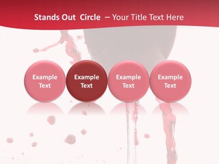 Alcohol Juice Swirl PowerPoint Template