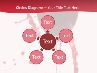 Alcohol Juice Swirl PowerPoint Template