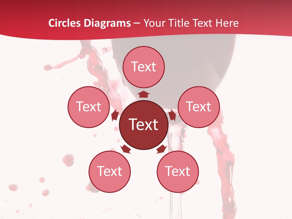 Alcohol Juice Swirl PowerPoint Template