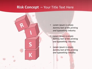 Alcohol Juice Swirl PowerPoint Template