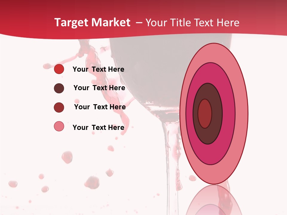 Alcohol Juice Swirl PowerPoint Template