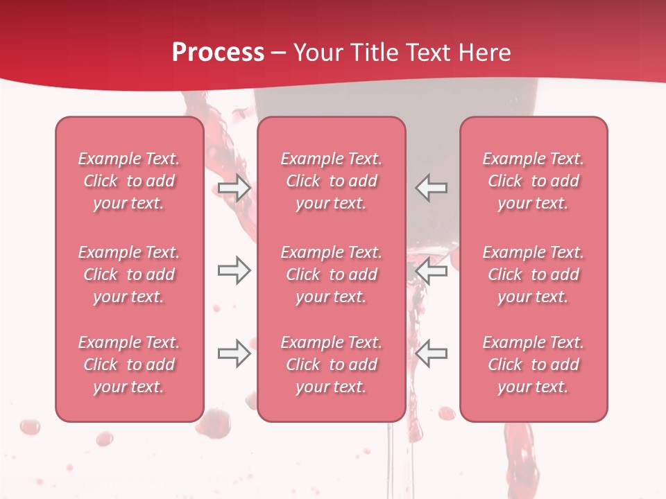 Alcohol Juice Swirl PowerPoint Template