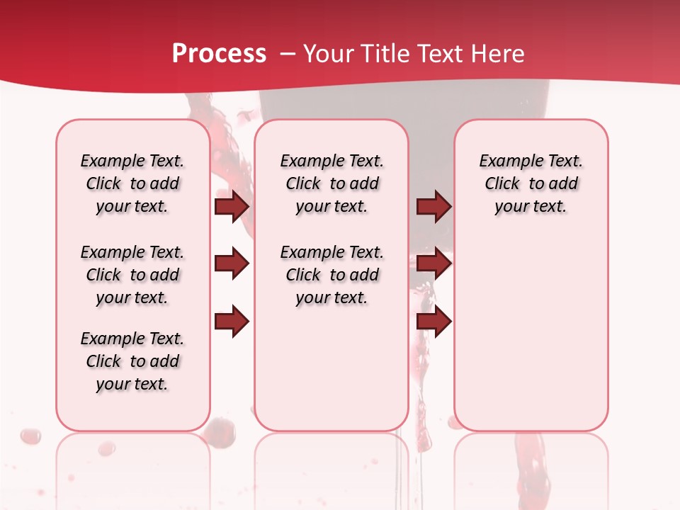 Alcohol Juice Swirl PowerPoint Template