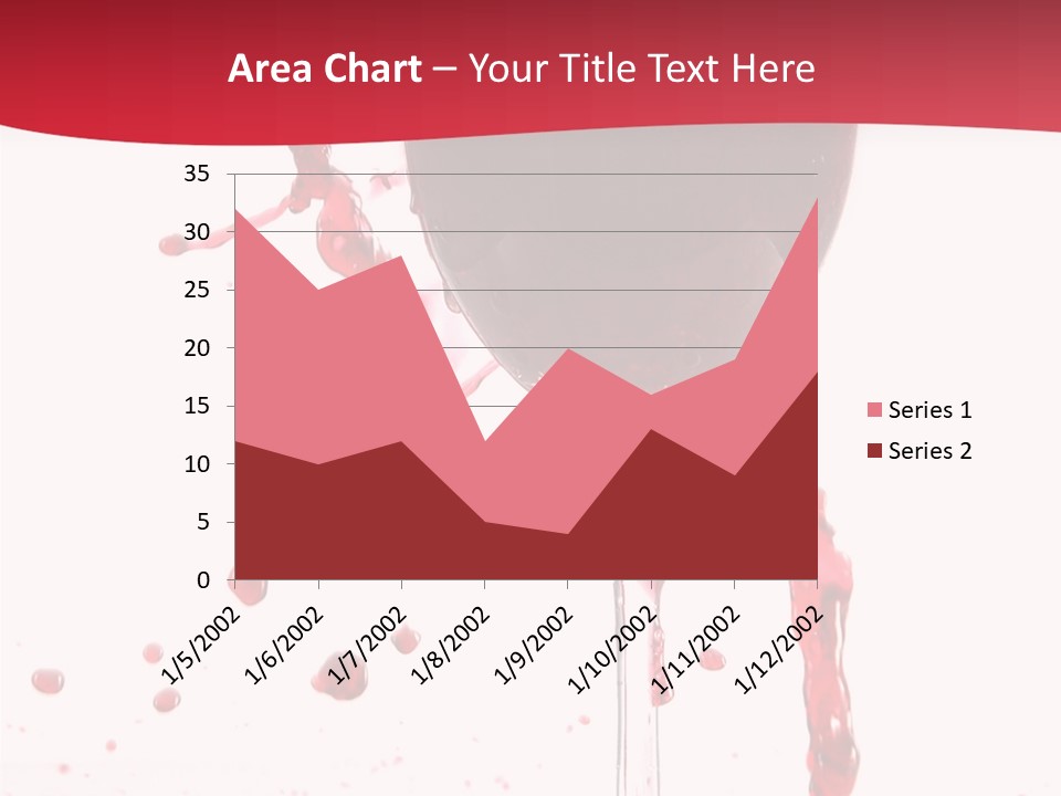 Alcohol Juice Swirl PowerPoint Template