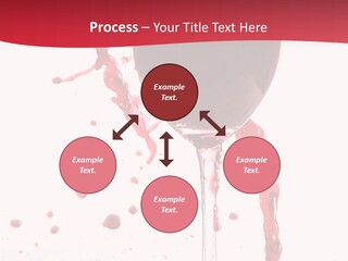 Alcohol Juice Swirl PowerPoint Template